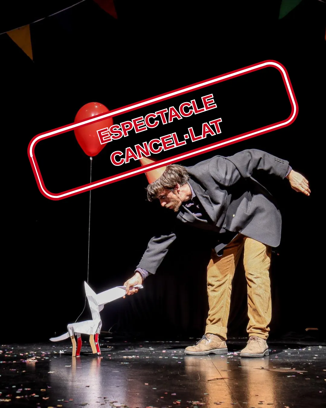 COMUNICAT: CANCEL·LACIÓ ESPECTACLE TEATRE DE PAPER (FESTIVAL ZERO)